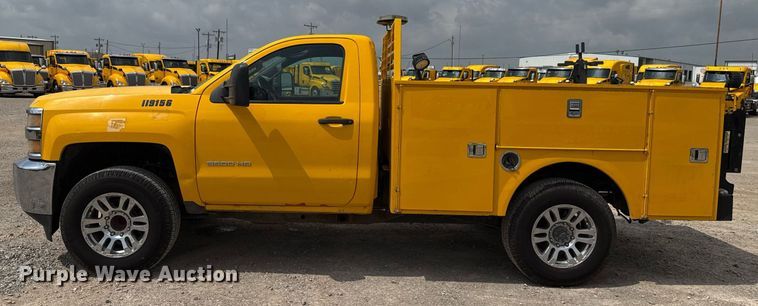 image for item EJ4550 2015 Chevrolet Silverado 3500HD utility bed pickup truck