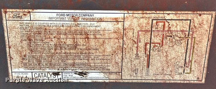 image for item EJ8678 1988 Ford F450 Super Duty rollback truck