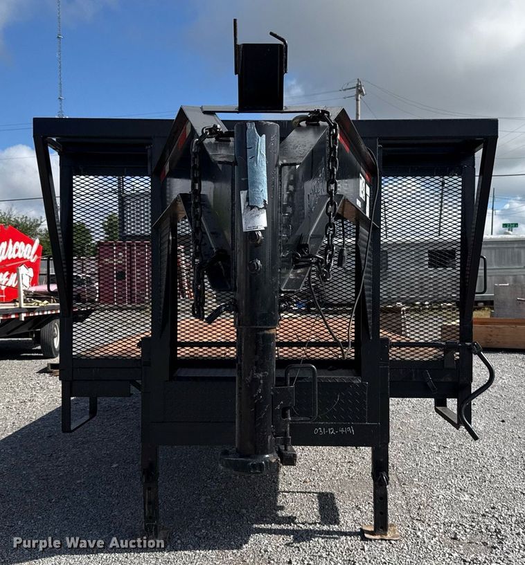 image for item EJ8767 2012 Texas Pride Trailers FT820514KGB flatbed trailer