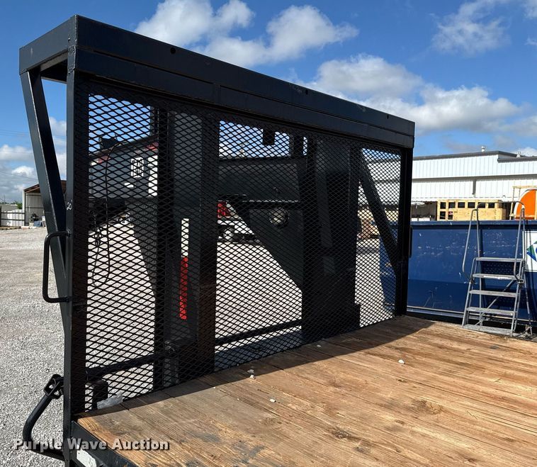 image for item EJ8767 2012 Texas Pride Trailers FT820514KGB flatbed trailer