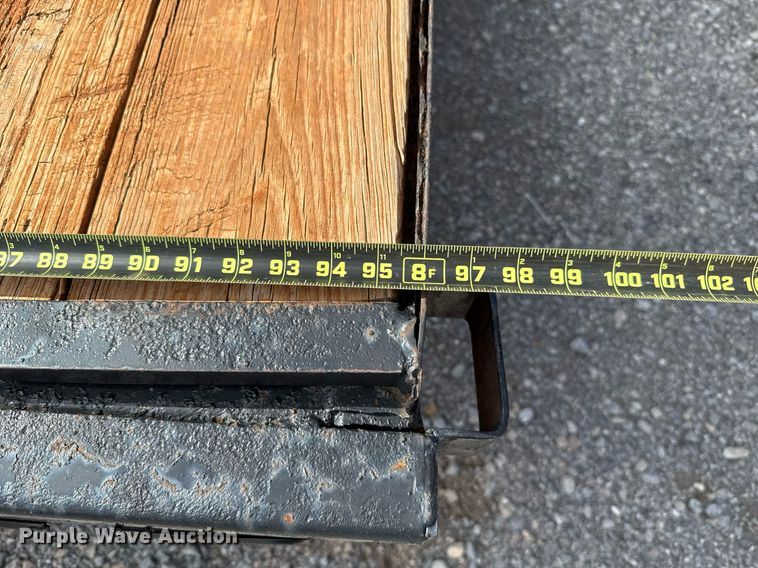 image for item EJ8767 2012 Texas Pride Trailers FT820514KGB flatbed trailer