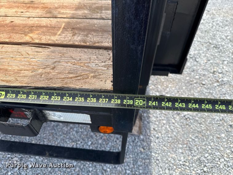 image for item EJ8767 2012 Texas Pride Trailers FT820514KGB flatbed trailer