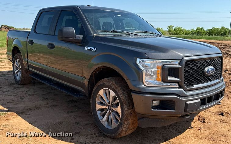 image for item EJ8776 2018 Ford F150 SuperCrew pickup truck