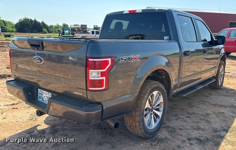 image for item EJ8776 2018 Ford F150 SuperCrew pickup truck