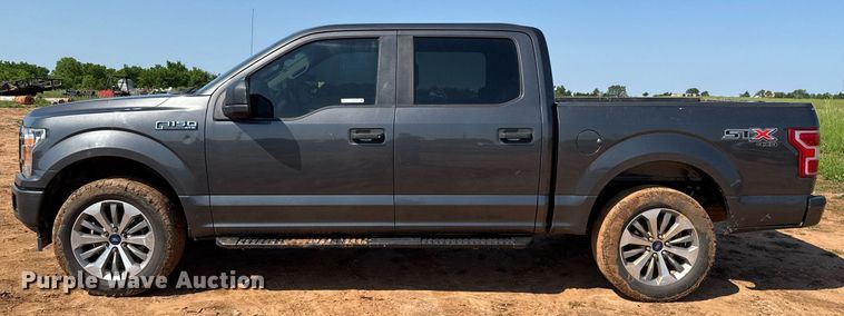 image for item EJ8776 2018 Ford F150 SuperCrew pickup truck