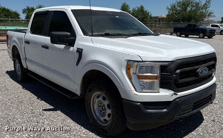 image for item EJ8787 2022 Ford F150 SuperCrew pickup truck