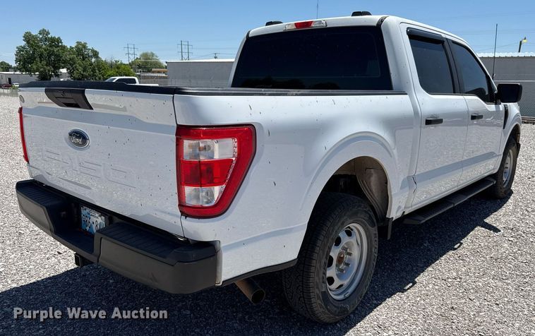 image for item EJ8787 2022 Ford F150 SuperCrew pickup truck