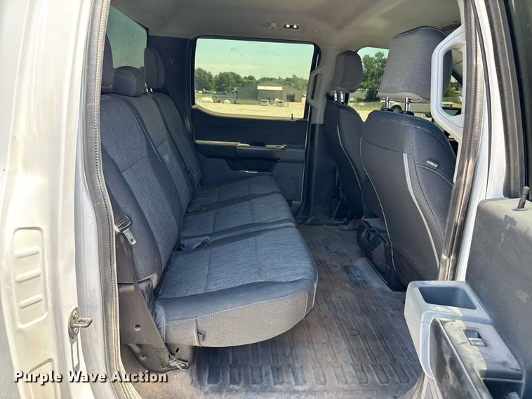 image for item EJ8787 2022 Ford F150 SuperCrew pickup truck