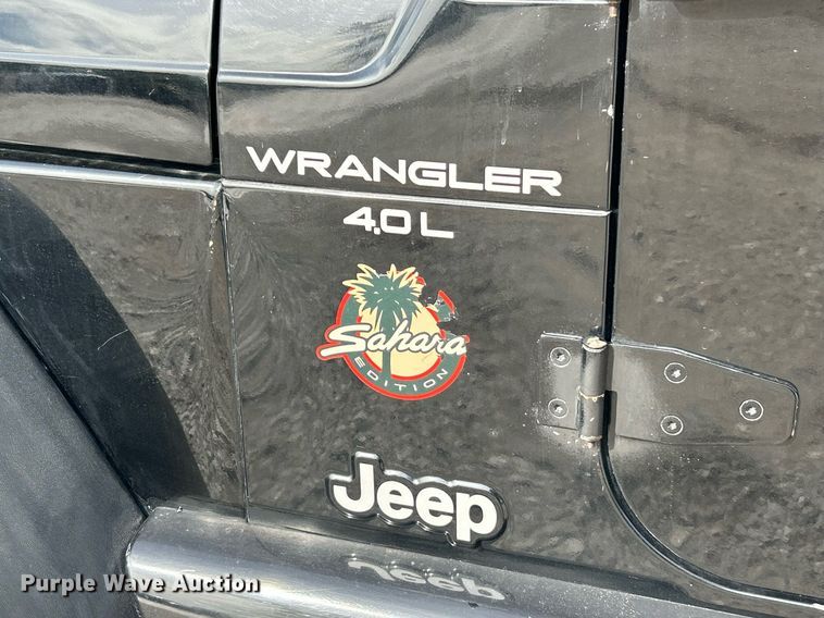 image for item EK8031 2001 Jeep Wrangler Sahara SUV