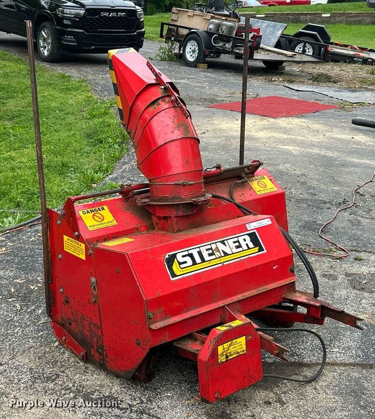 image for item EK8044 Steiner Turf SB348 municipal tractor snow blower