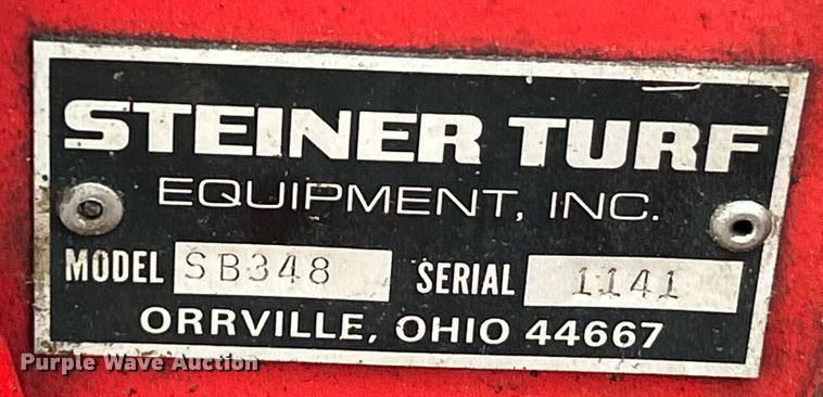 image for item EK8044 Steiner Turf SB348 municipal tractor snow blower