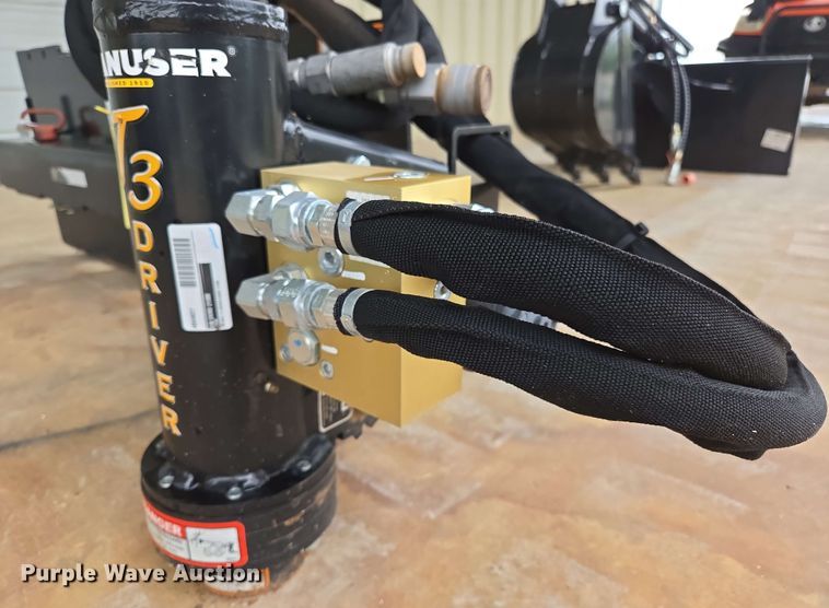 image for item EL2061 Danuser T3 skid steer post driver