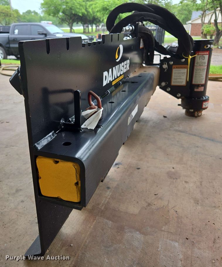 image for item EL2061 Danuser T3 skid steer post driver