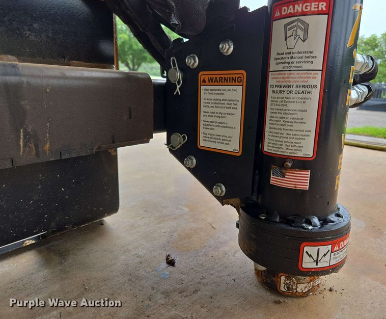 image for item EL2061 Danuser T3 skid steer post driver