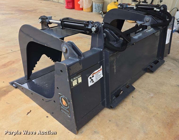 image for item EL2062 2023 Wolverine GB-11-72W skid steer grapple bucket
