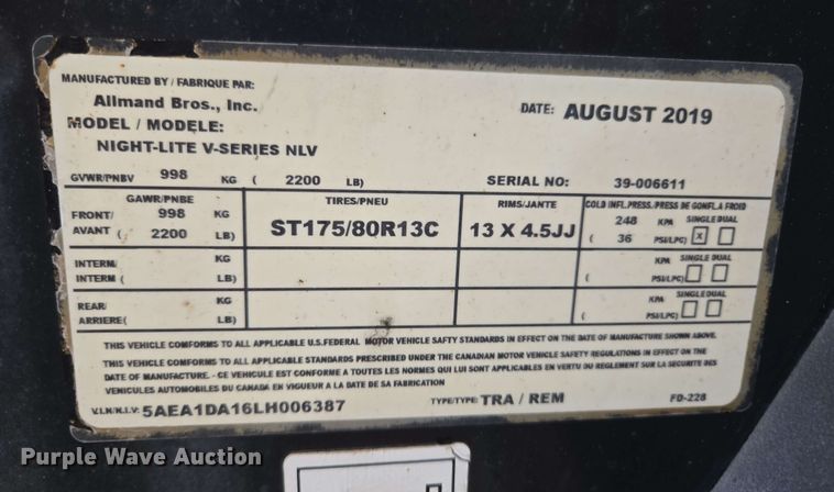 image for item EL2064 2019 Allmand Night-Lite B-Series light plant