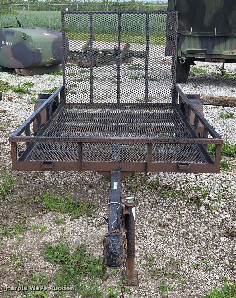 image for item EM7281 2006 Woodworth utility trailer