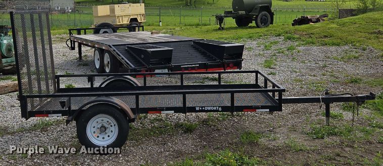 image for item EM7281 2006 Woodworth utility trailer