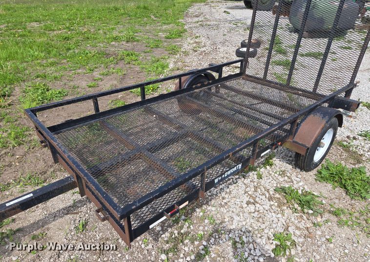 image for item EM7281 2006 Woodworth utility trailer