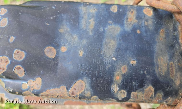 image for item EM7281 2006 Woodworth utility trailer