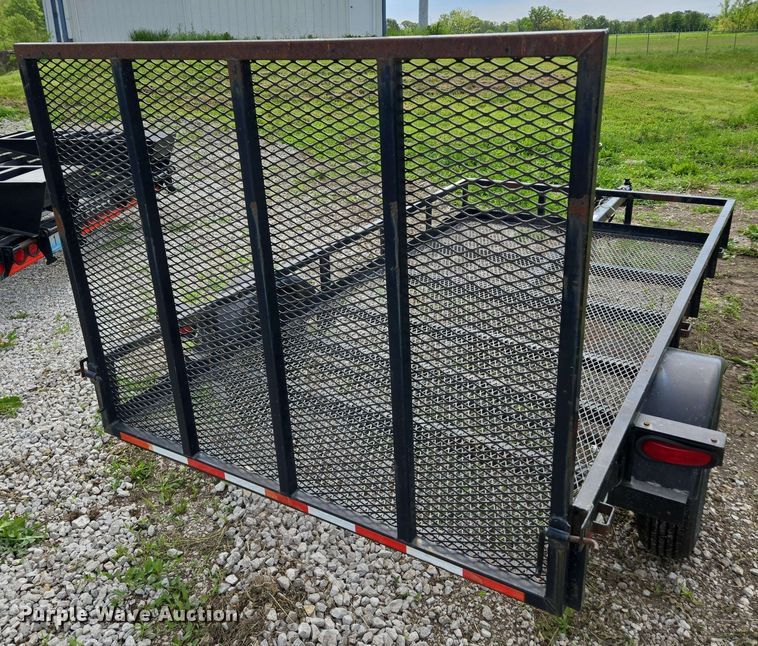 image for item EM7281 2006 Woodworth utility trailer