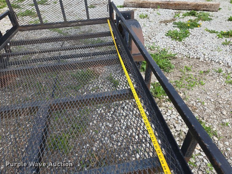 image for item EM7281 2006 Woodworth utility trailer