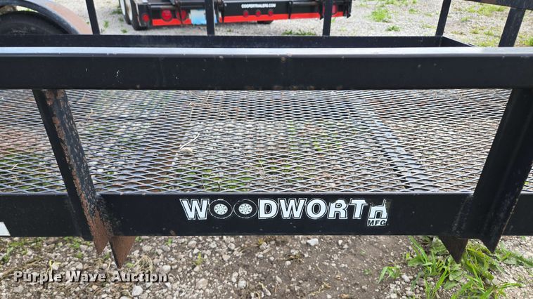 image for item EM7281 2006 Woodworth utility trailer