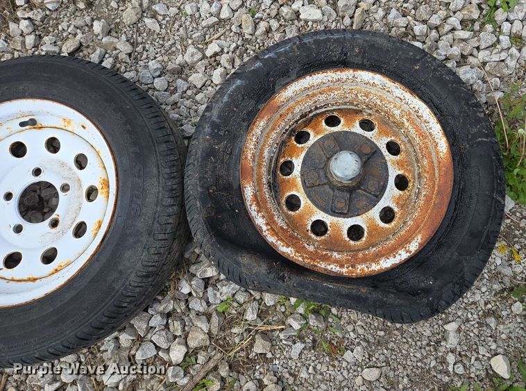 image for item EM7281 2006 Woodworth utility trailer