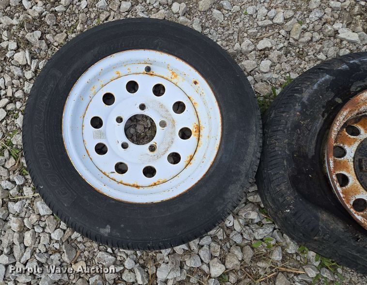 image for item EM7281 2006 Woodworth utility trailer