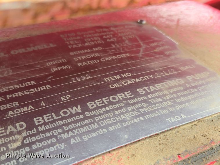 image for item EN3683 Oilfield acidizing pump equipment