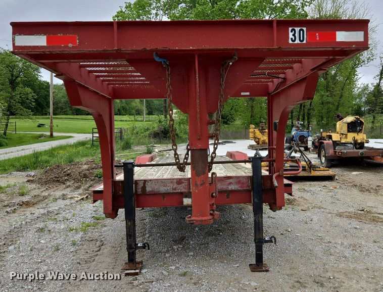 image for item EN3686 2011 Shop built equipment trailer