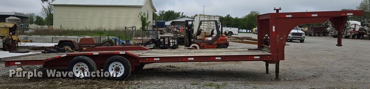 image for item EN3686 2011 Shop built equipment trailer