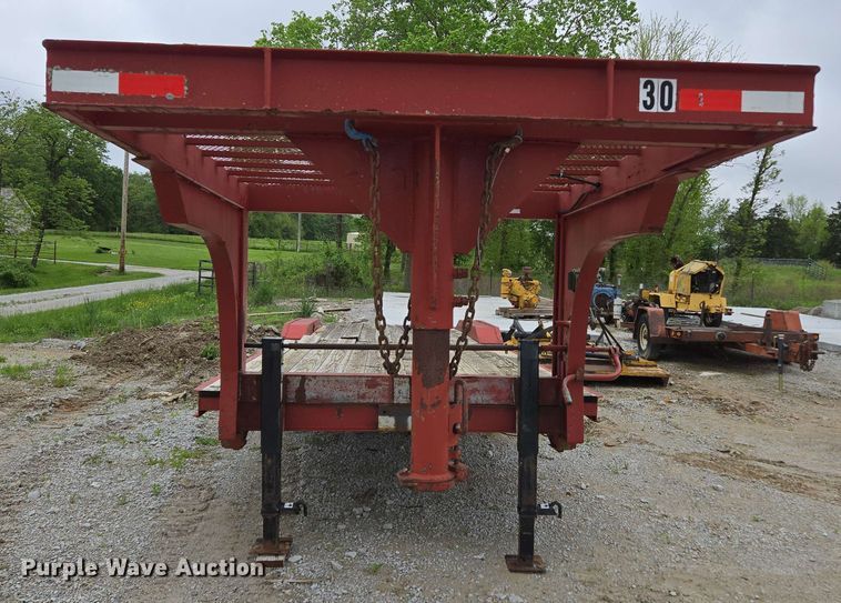 image for item EN3686 2011 Shop built equipment trailer