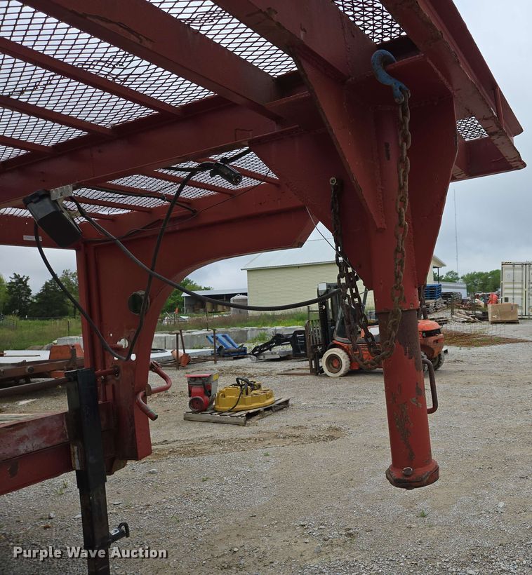 image for item EN3686 2011 Shop built equipment trailer
