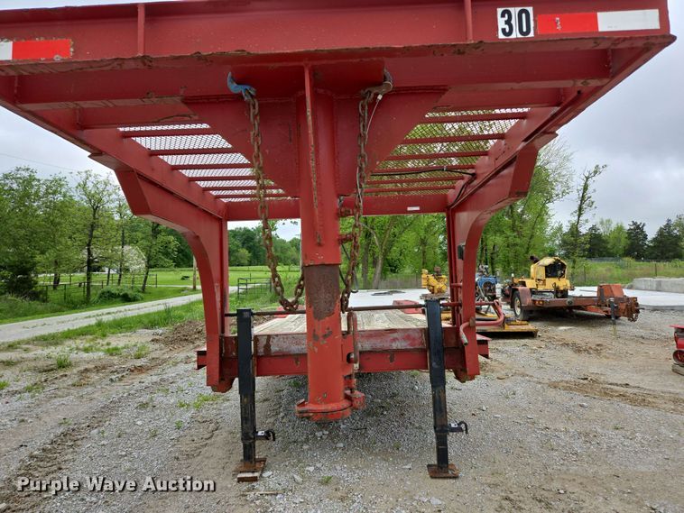 image for item EN3686 2011 Shop built equipment trailer