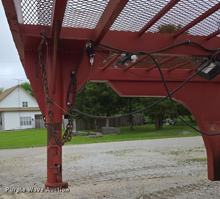 image for item EN3686 2011 Shop built equipment trailer