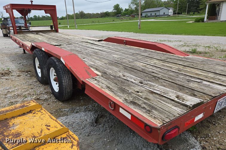 image for item EN3686 2011 Shop built equipment trailer
