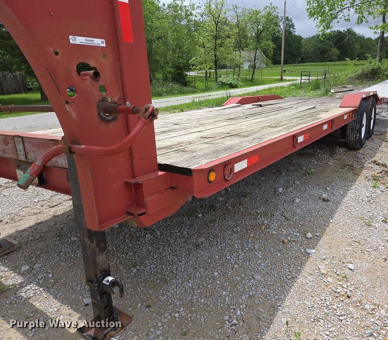 image for item EN3686 2011 Shop built equipment trailer
