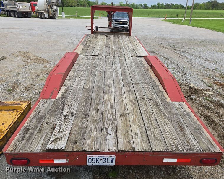 image for item EN3686 2011 Shop built equipment trailer