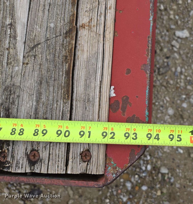 image for item EN3686 2011 Shop built equipment trailer