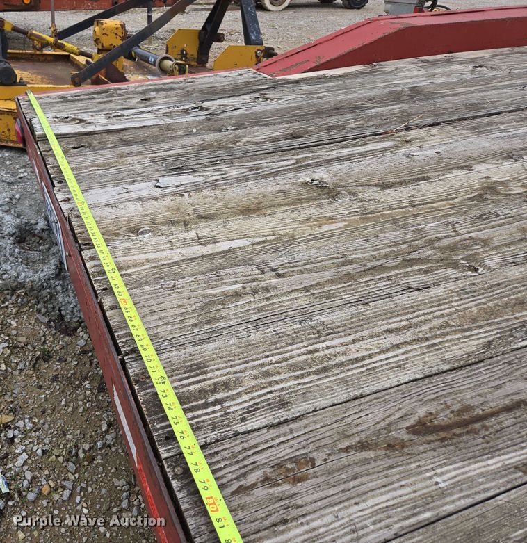 image for item EN3686 2011 Shop built equipment trailer