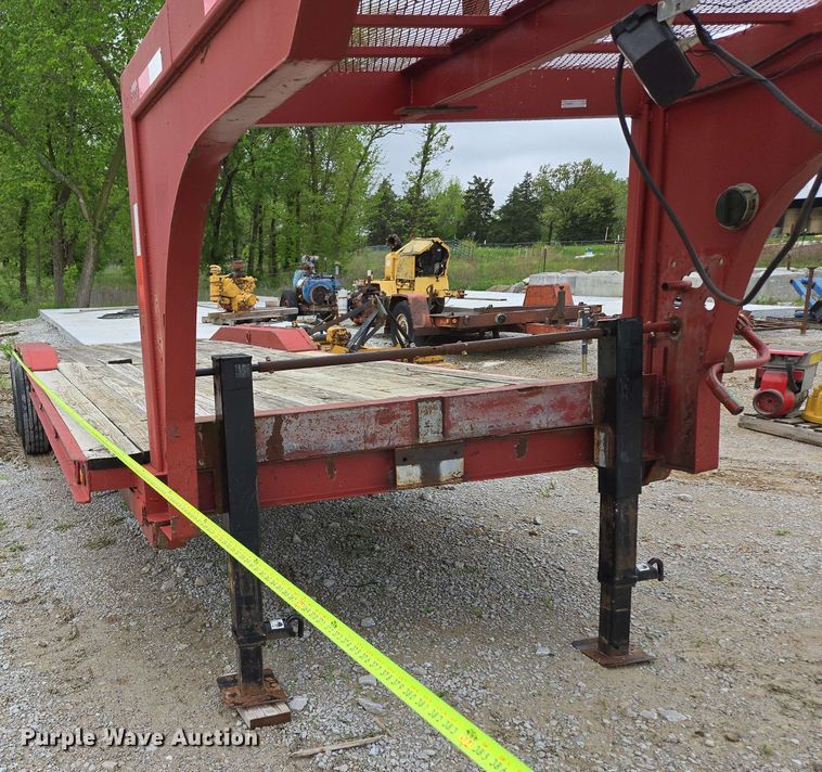 image for item EN3686 2011 Shop built equipment trailer