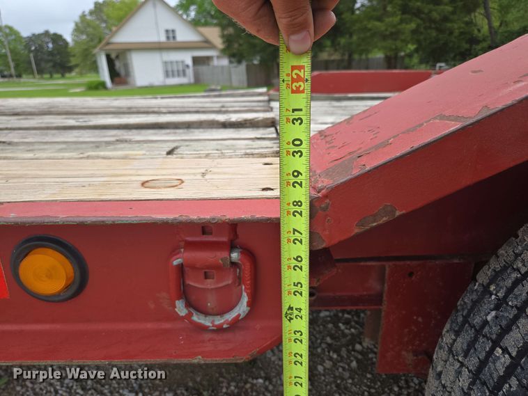 image for item EN3686 2011 Shop built equipment trailer