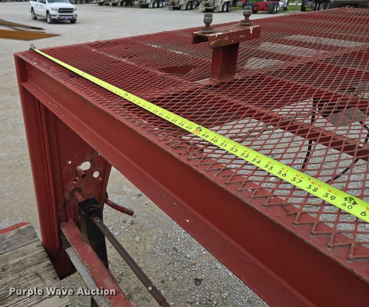 image for item EN3686 2011 Shop built equipment trailer