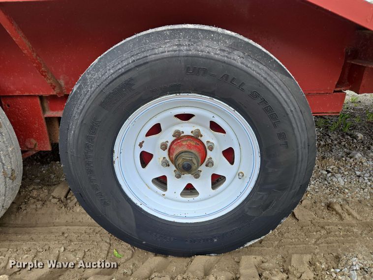 image for item EN3686 2011 Shop built equipment trailer