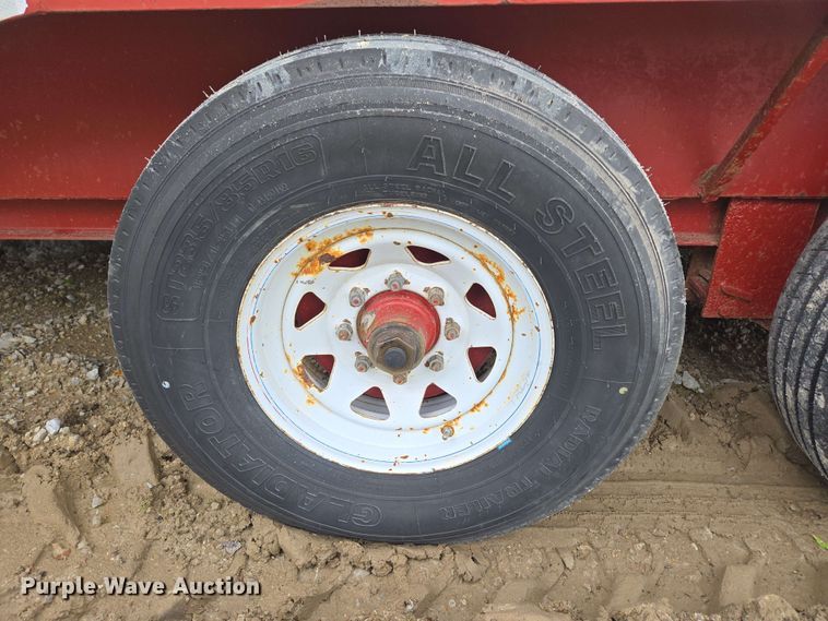 image for item EN3686 2011 Shop built equipment trailer