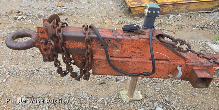 image for item EN3688 1986 The Charles Machine Works S4A tilt deck utility trailer