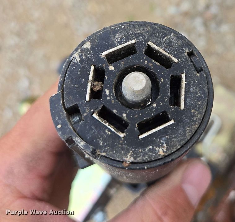 image for item EN3688 1986 The Charles Machine Works S4A tilt deck utility trailer