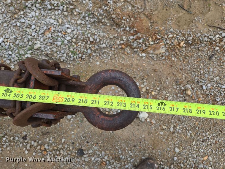 image for item EN3688 1986 The Charles Machine Works S4A tilt deck utility trailer