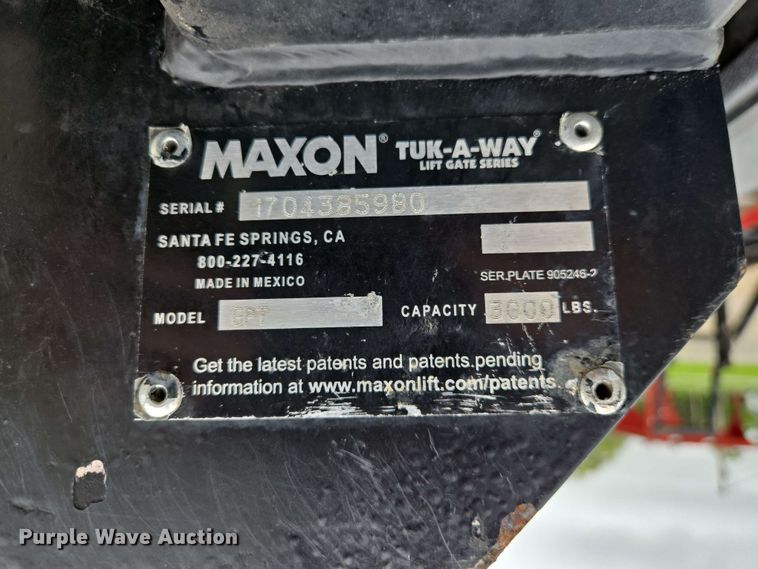 image for item EN3692 Maxon GPT end gate lift